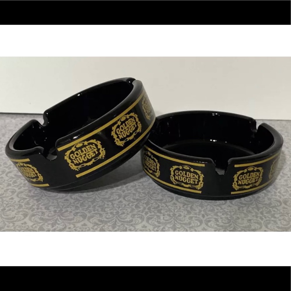 1950’s - 1960’s Golden Nugget Casino - 2 Ashtrays